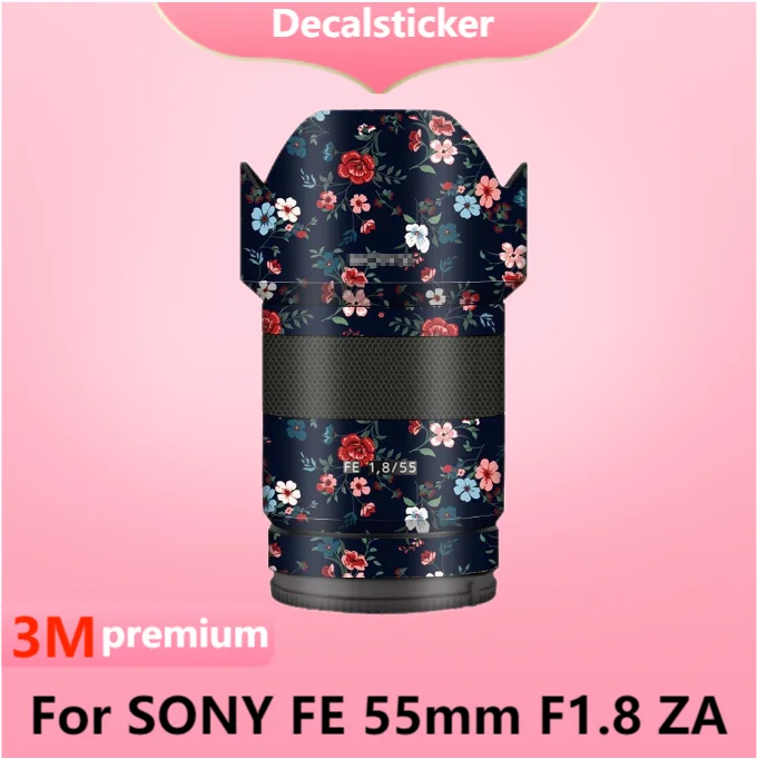 Per Sony Fe 55Mm F1.8 Za Adesivo Per Lenti Pellicola Protettiva Per Decalcomanie Per La Pelle Cappotto Protettivo Antigraffio Sel55F18Z 1.8/55 F/1.8 5