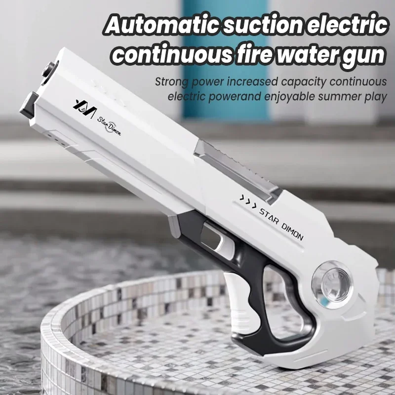 Pistola Ad Acqua Elettrica Ad Assorbimento D'Acqua Automatica Pistole Ad Acqua Automatiche Ad Alta Tecnologia Pistola Ad Alta Pressione Per Giochi Di 