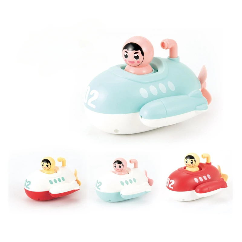 Giocattoli Da Bagno Per Bambini Sottomarino Wind Up Toy Clockwork Ship Boat Kids Water Toys Piscina Gioco Da Spiaggia Toddler Boy Toys Regalo Per Bamb