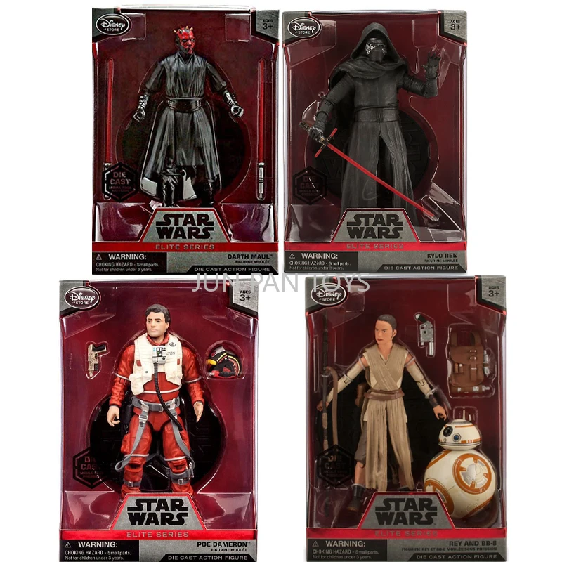 Originale Disney Star Wars Elite Series Darth Maul Kylo Ren Die Cast Action 7.5 Pollici Figure Rey E Bb-8 The Force Awakes Toys