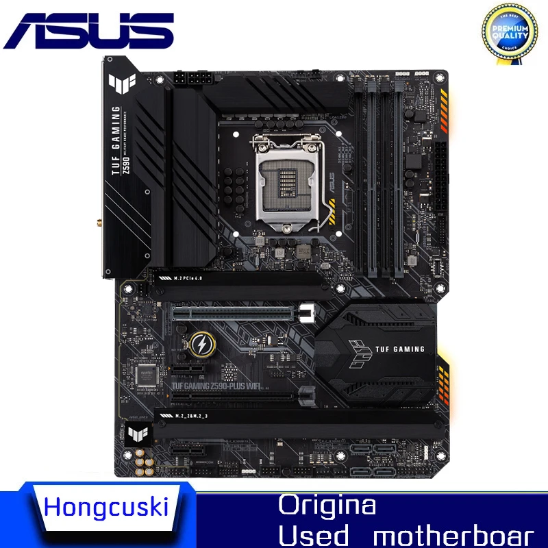 Per Asus Tuf Gaming Z590-Plus Wifi Desktop Originale Per Scheda Madre Intel Z590 Ddr4 Pci-E 3.0 Lga 1200 Usb3.0 M.2 Sata3
