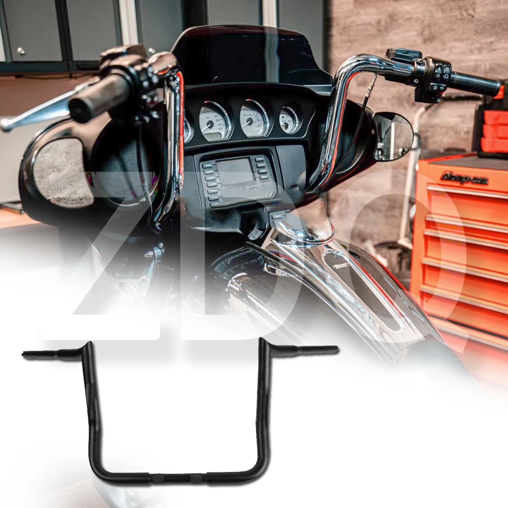 Moto Ape Hanger Manubri 12 "14" 16 "18" Harley Cvo Triglide Street Glide Electra Glide Standard 2014-2023