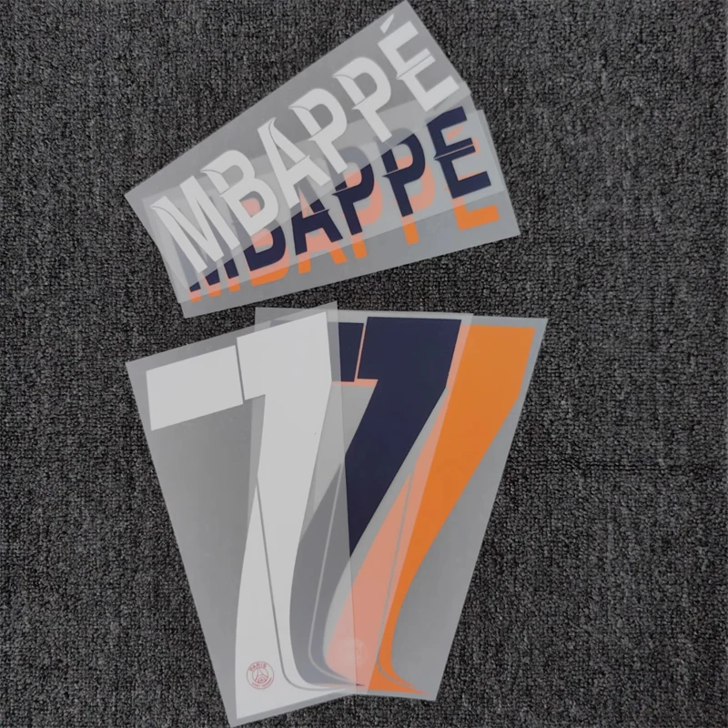 Grand Paris Champions League Match Home And Away Second Away 23-24 Maglia Da Calcio Numero Personalizzato Nome Del Giocatore Patch Da Braccio Fai Da T
