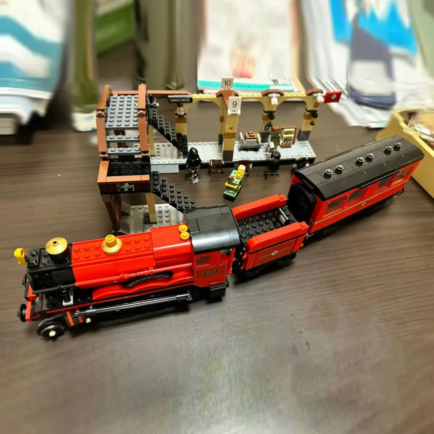 Moc Regali Creativi E Versatili Modello Di Treno Assemblaggio Di Mattoni Giocattoli Regali Per Bambini Giocattoli Natale 75955