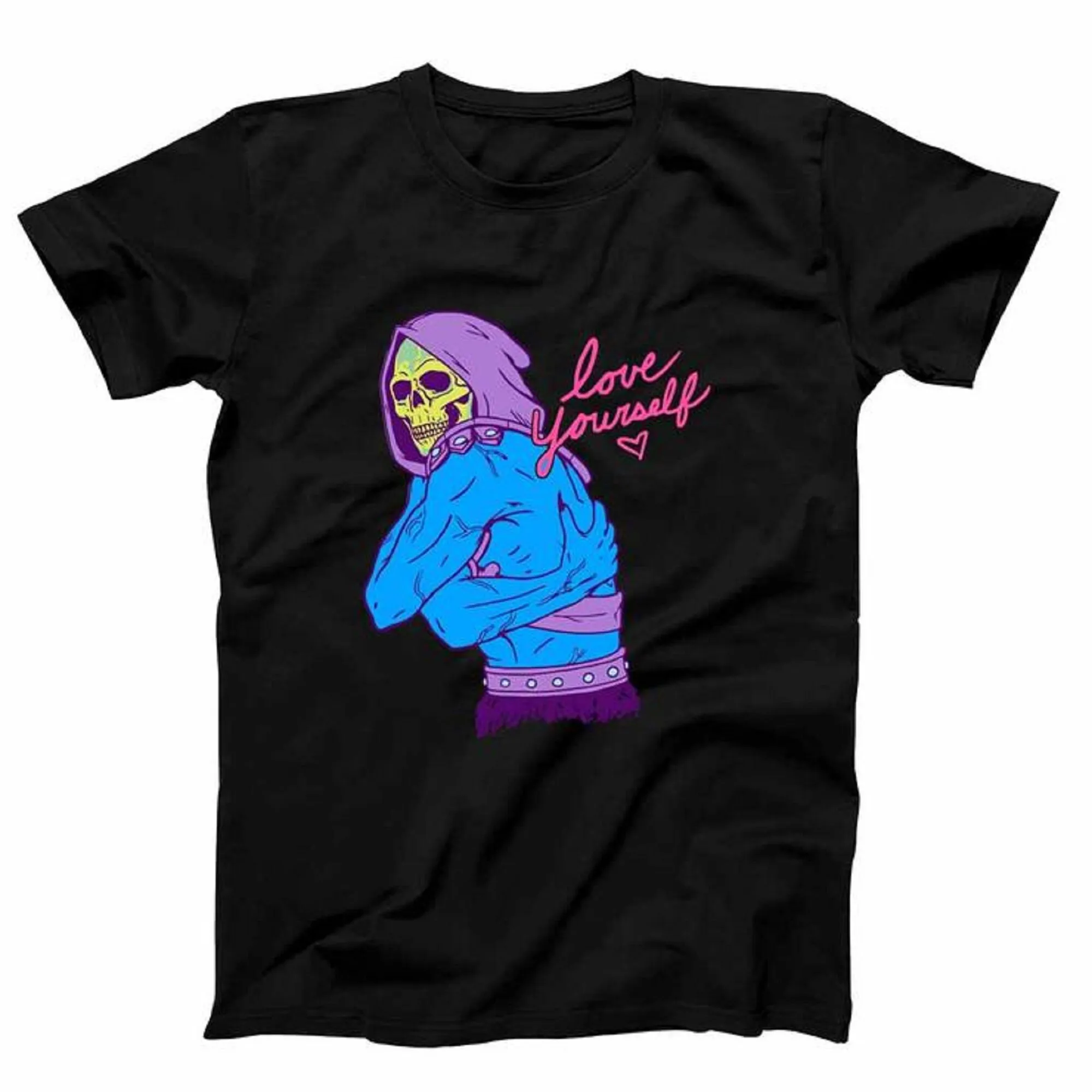 Skeletor Love Yourself T-Shirt, Maglietta Vintage Divertente In Metallo Pesante Skeletor Regalo Per Uomo, Maglietta Unisex Da Donna