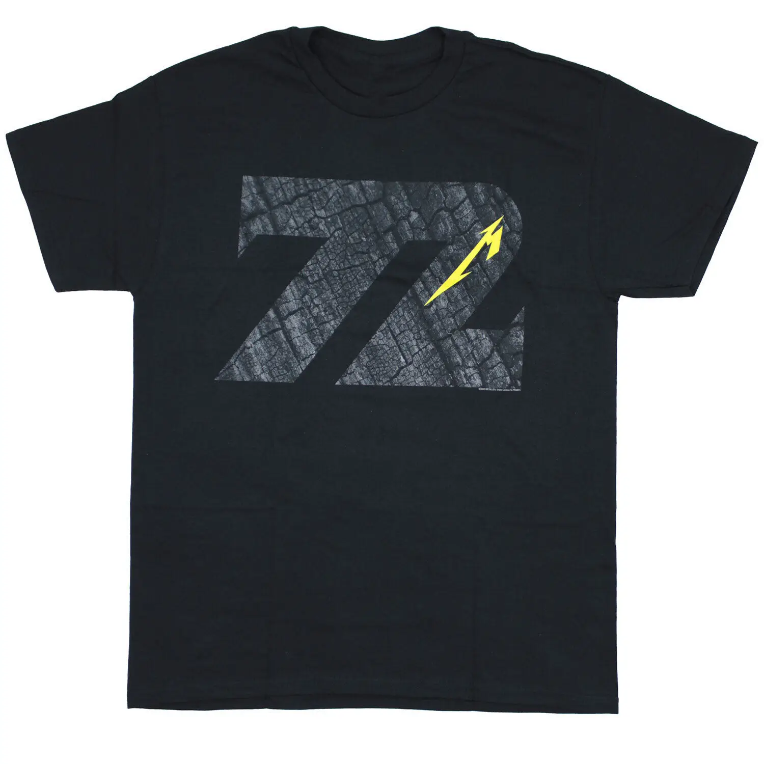 T-Shirt Da Uomo Con Logo Charred 72 Stagioni Metallica X-Large Black