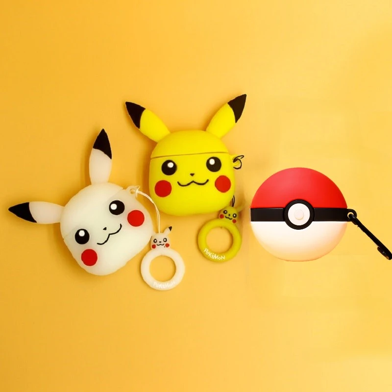 Pokemon Pikachu Per Airpods Pro2 Custodia Cartoon Silicone 2/3Rd Airpods Pro Custodia Di Ricarica Per Cuffie Bluetooth Apple