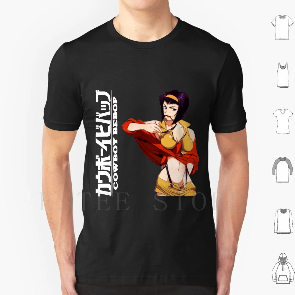 Cowboy Bebop Faye Valentine T Shirt Fai Da Te Big Size 100% Cotone Cowboy Bebop Faye Valentine
