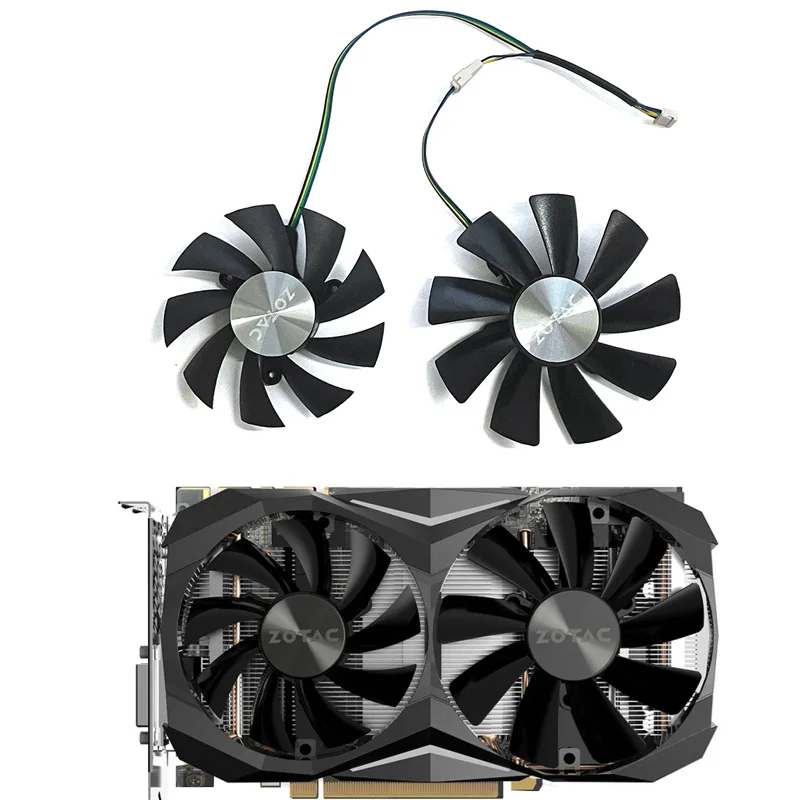 87Mm 100Mm Ga92S2H Muslimdc 12V 0.45A 4Pin Per Zotac Geforce Gtx 1080Ti Mini 1070Ti Mini 1060 Ventola Di Raffreddamento Della Scheda Grafica