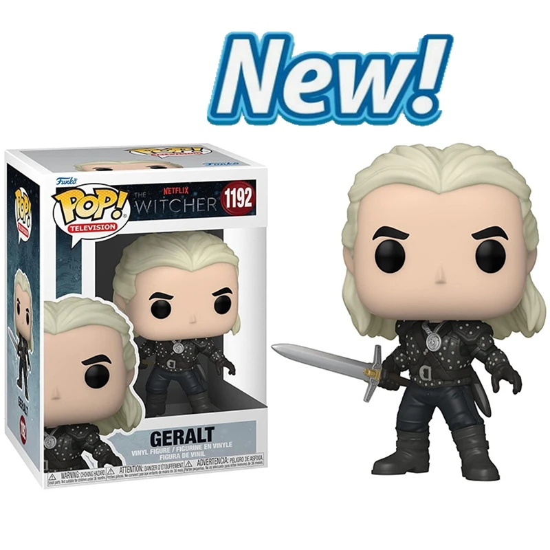 Funko Pop! Netflix Witcher Geralt 1192 Geralt 149 # Glows Ciri 150 # Eredin 151 # Yennefer 152 # Figure Collection Model Toys Gifts