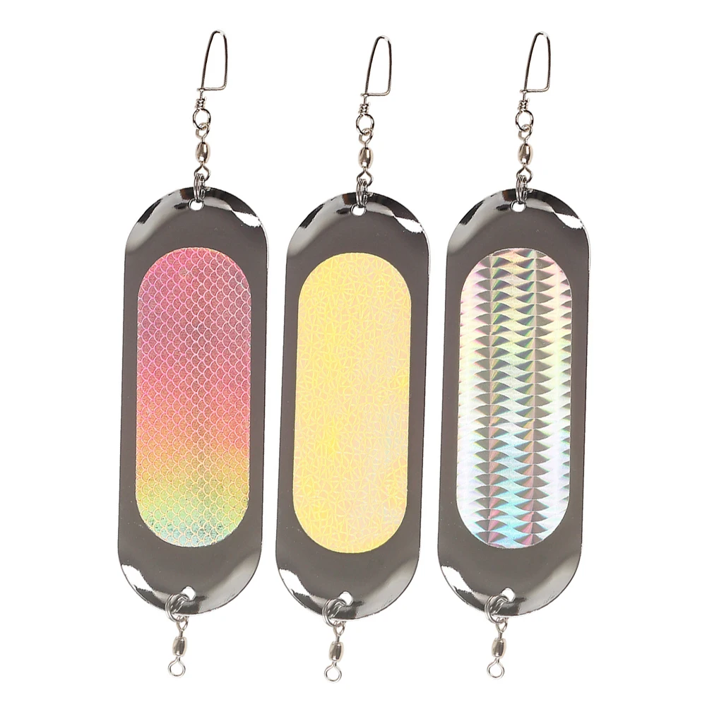 4.5 Pollici Tlapia Traina Pesca Immersioni Flash Board Flasher Swim Bait Esche Pesca Flash Bait Equipmentaccessori