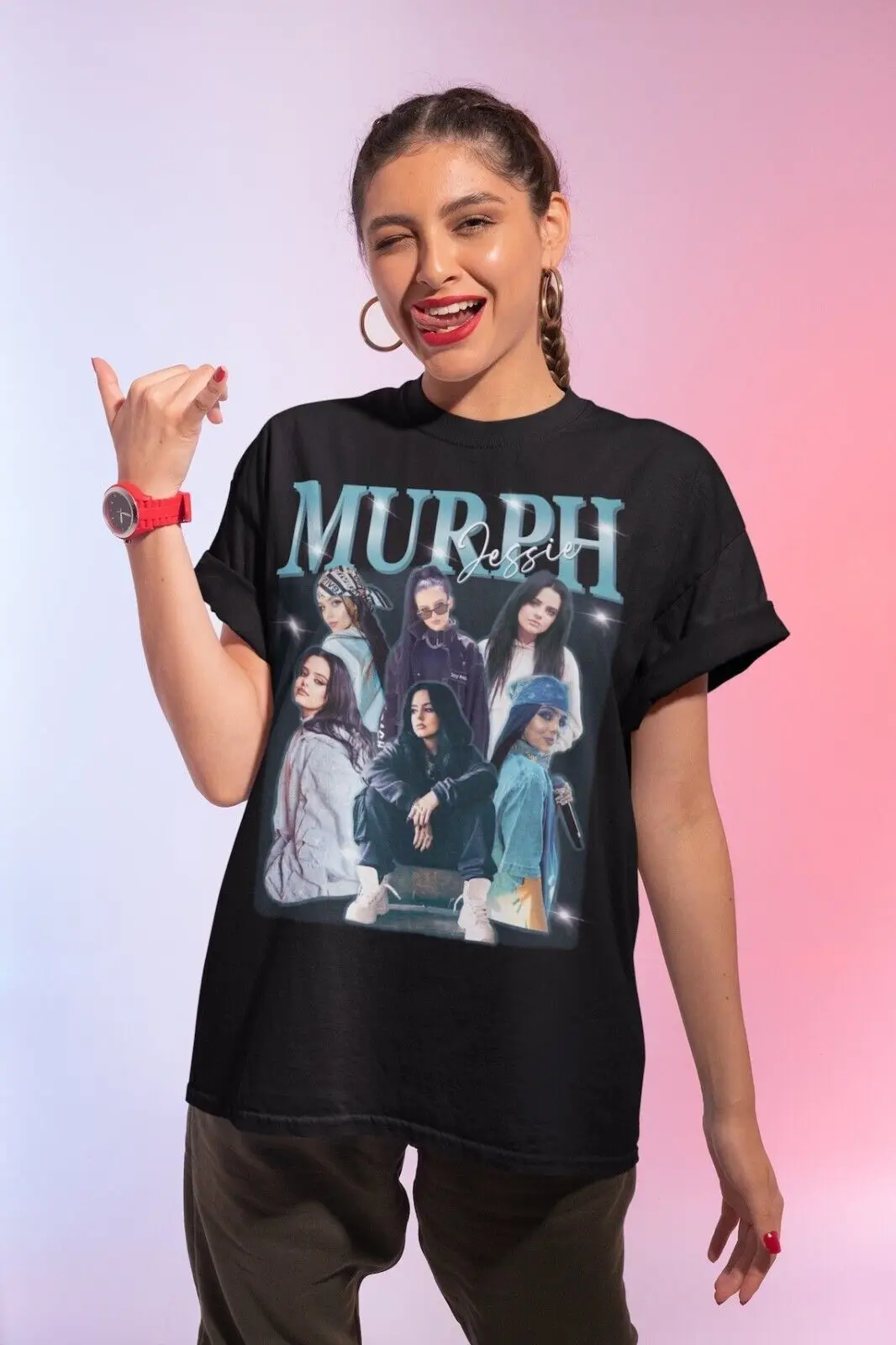 Jessie Murph Singer Vintage Anni '90 T-Shirt Unisex In Stile Regalo Fan S-3Xl