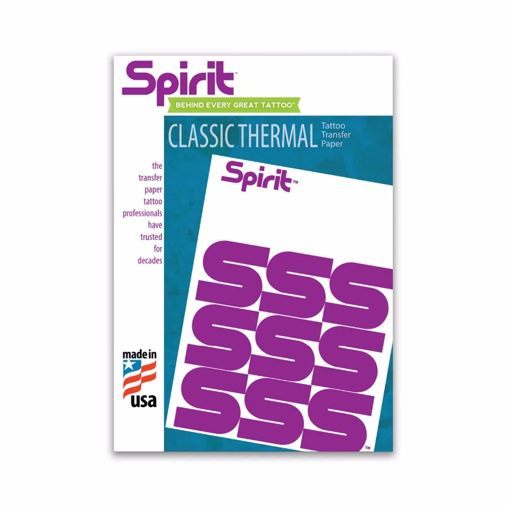Spirit Classic Thermal Stencil Transfer Paper & Spirit Classic Sheet Carta Transfer A Mano Libera Per La Fornitura Di Tatuaggi