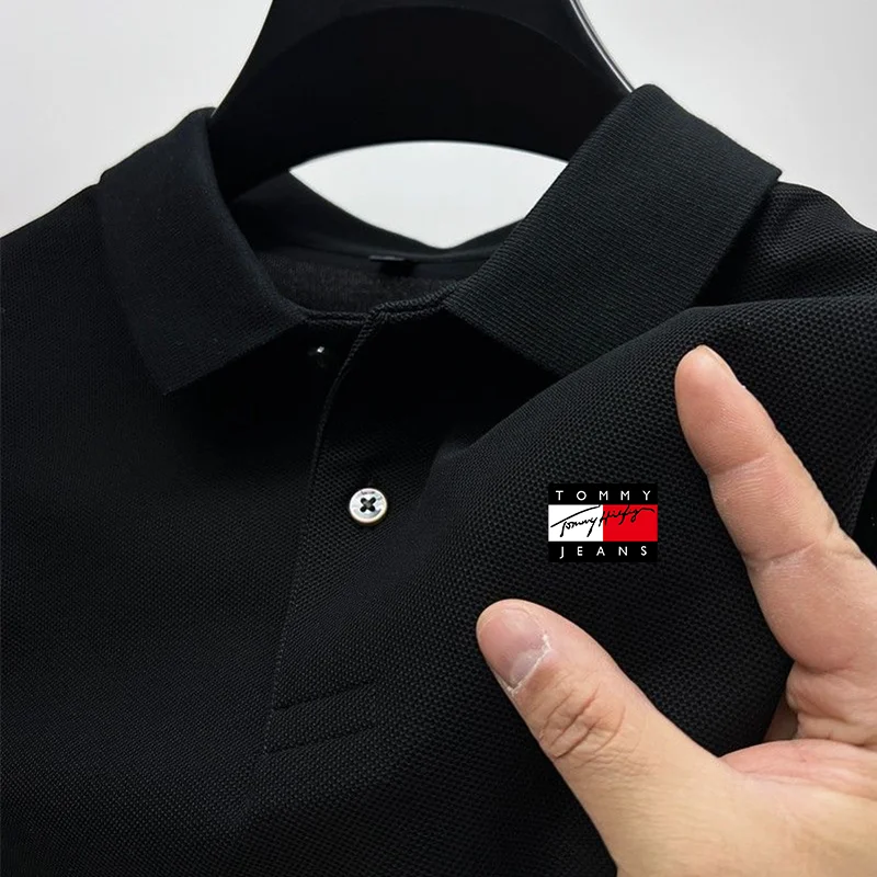 T-Shirt Streetwear Estiva Alla Moda Da Uomo Top Business Casual Polo Summer Collar Polo Manica Corta