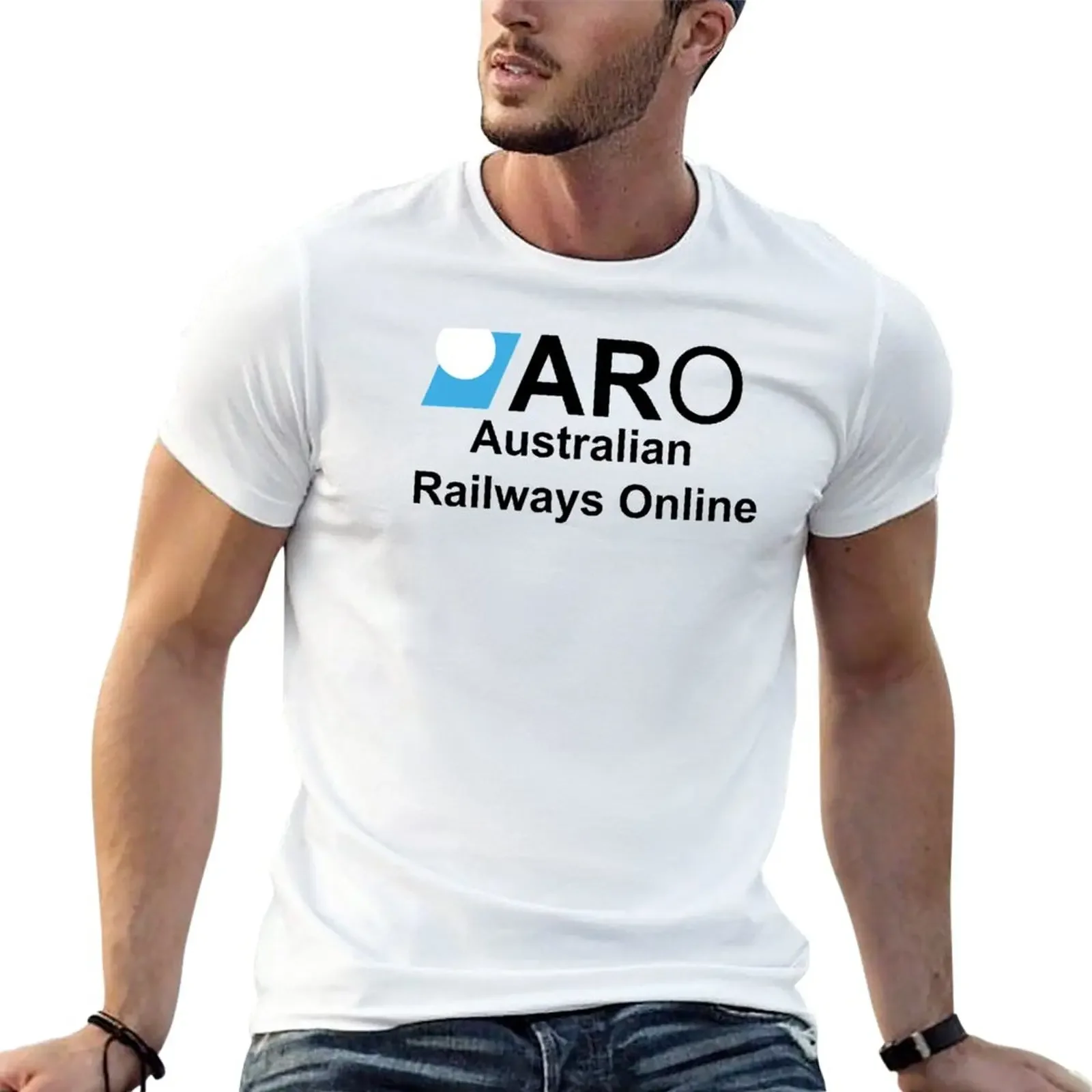 T-Shirt Online Delle Ferrovie Australiane Top Estivo Taglie Forti Top Customs Progetta Le Tue Magliette Per Uomo Cotone