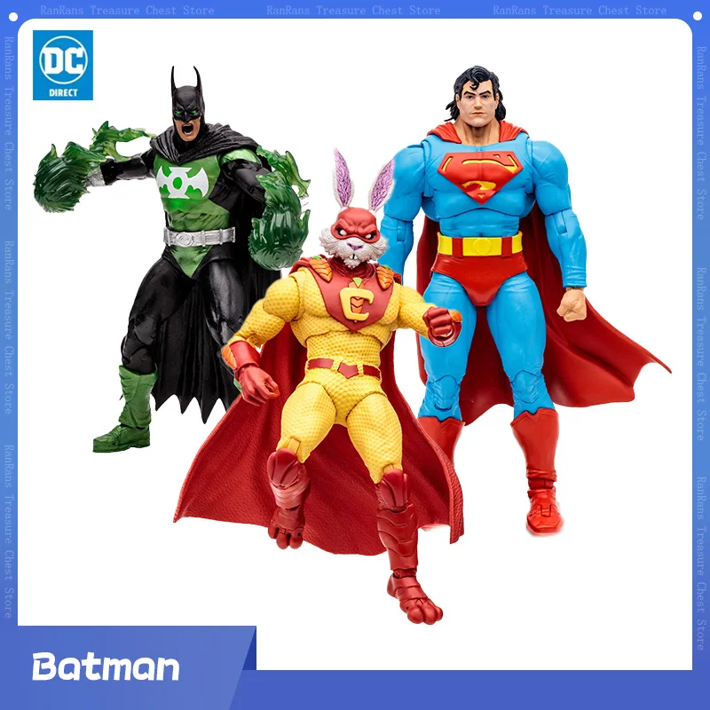 Mcfarlane Toys Captain Carrot Superman Returns Lanterna Verde Batman Variant Collector'S Series Dc Multiverse Action Figure Model