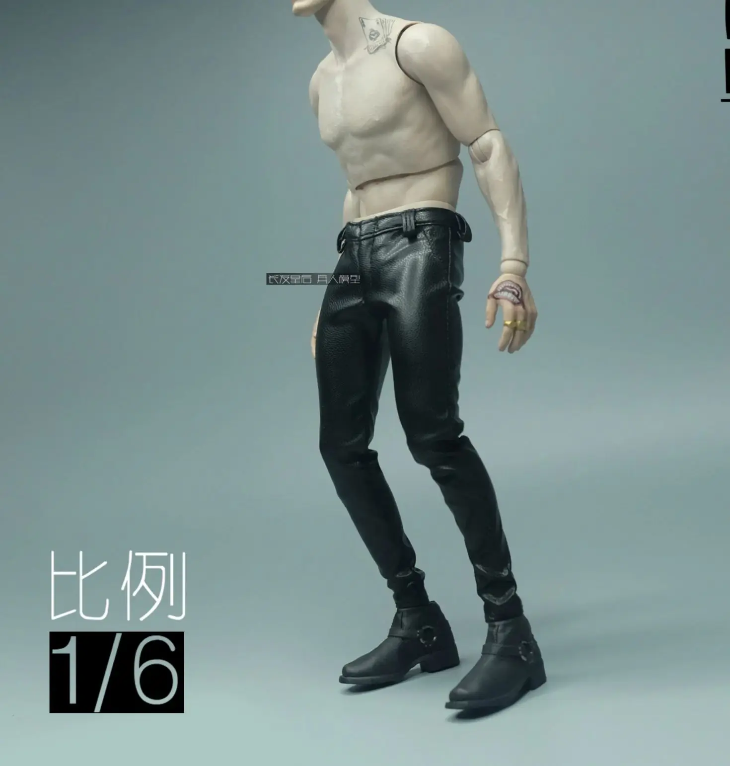 Crow Dh Toys 1/6 Scale Vestiti Maschili Pantaloni Attillati Neri Ha Elasticità Fit 12 Pollici Action Figure Body Model