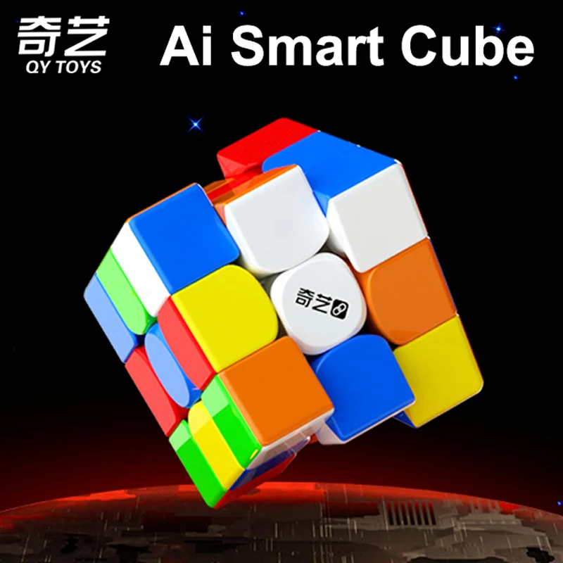 2024 Nuova Versione Qiyi Ai Smart Magnetic Magic Cube 3X3X3 Professional Speed Puzzle 3X3X3 Giocattolo Per Bambini Qy Speedcube Cubo Magico