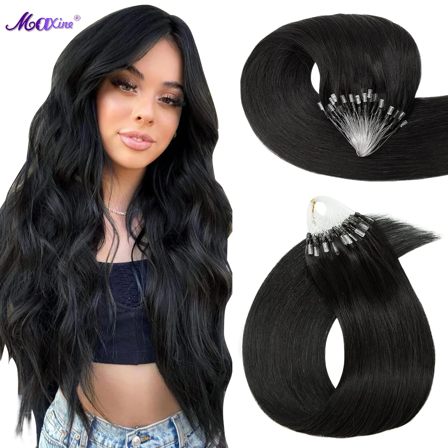 Micro Collegamenti Personalizzati Estensione Dei Capelli S Capelli Umani Micro Loop Pre Bonded Cold Fusion Cheratina Stick Micro Bead Hair Extension