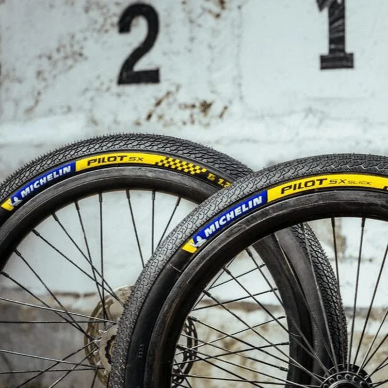 Pilot Sx Slick Racing Tubeless Bmx Bike Tire Michelin 120Tpi 20X1.70 44-406 Pump Track Race Mtb Bicycle Tire