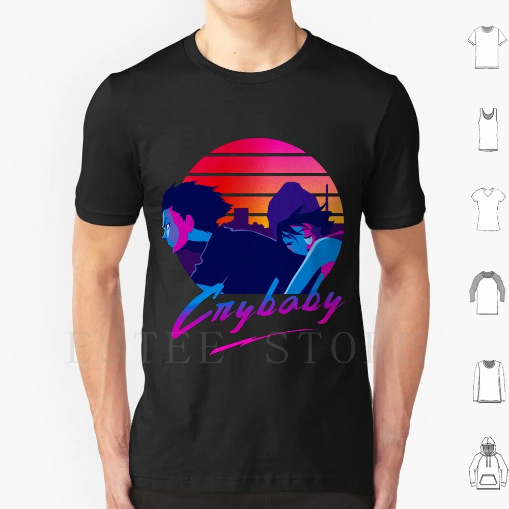Crybaby T Shirt Uomo Cotone 6Xl Devilman Crybaby Devilman Anime Geek Devilman Crybaby Akira Fudo