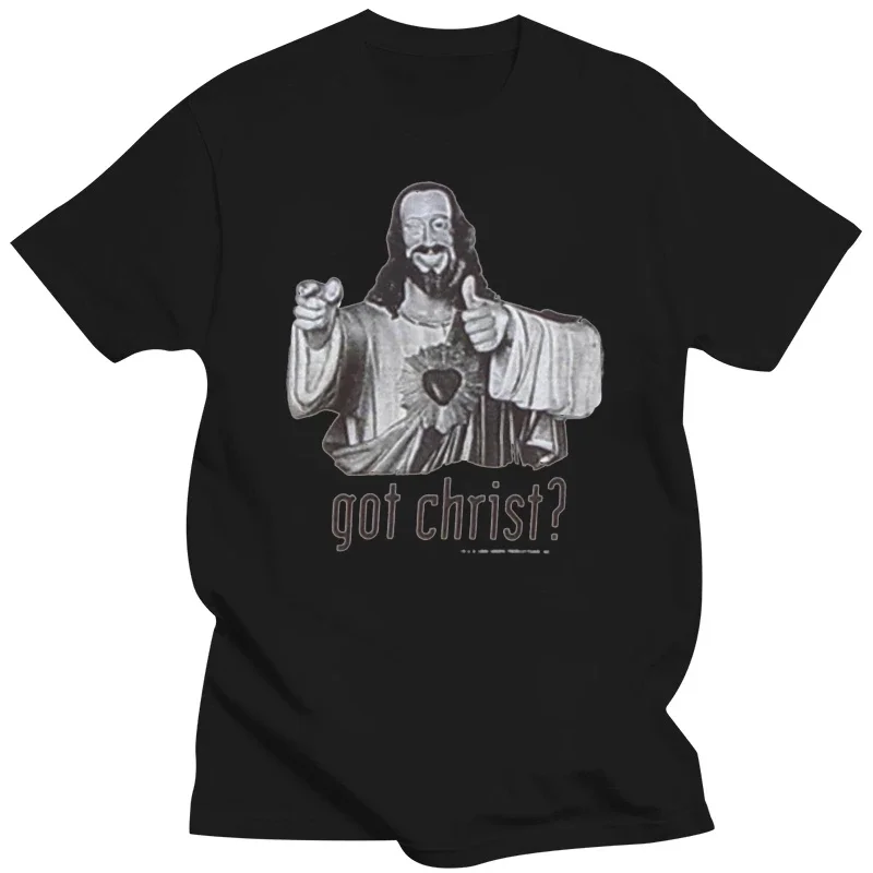 Divertenti Sclerks Regalo Di Natale Sciolto Plus Size? Maglietta Got Christ Dogma T-Shirt Jesus Buddy Christ Movie T-Shirt Oversize