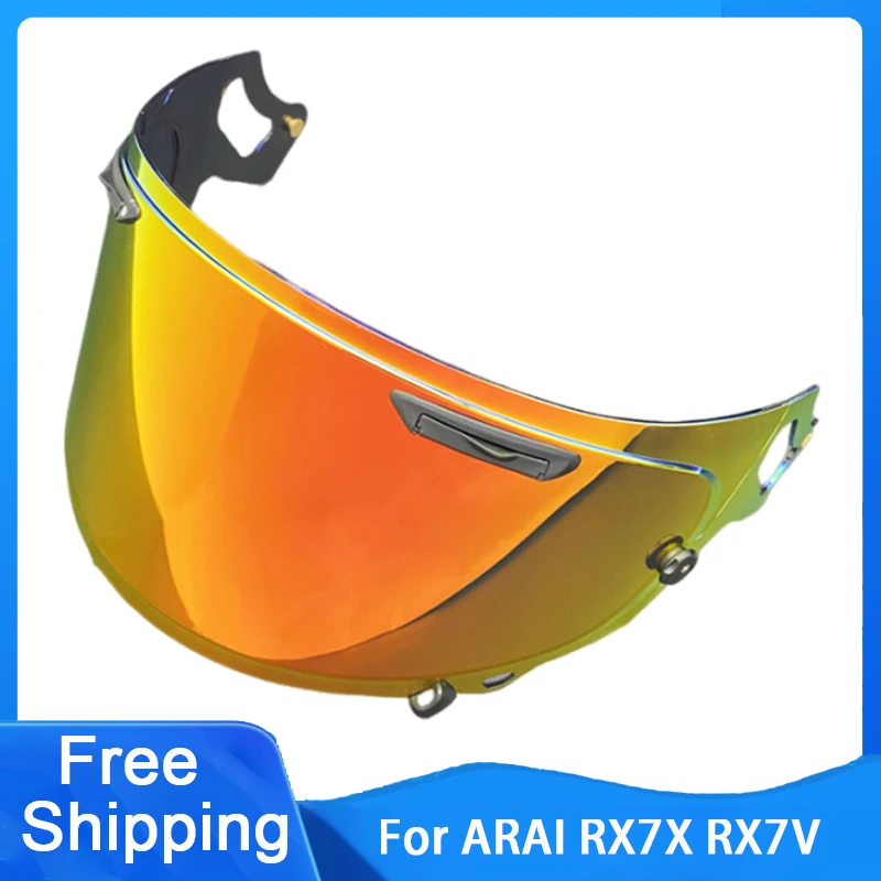 Rx7X Lente Visiera Casco Moto Per Arai Rx7X Rx7V Neo Xd Vas-V Sostituire Anti-Uv Antigraffio Antipolvere Accessori Parabrezza