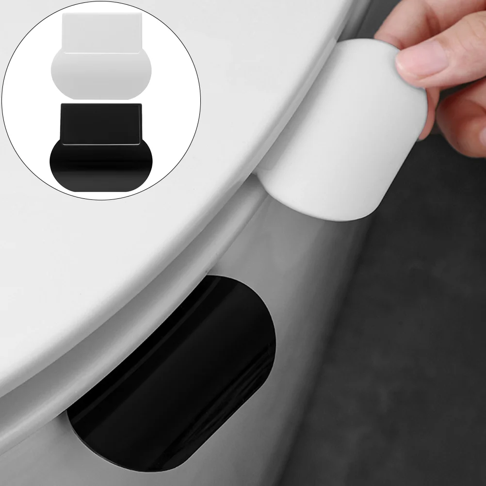 6 Pezzi Coperchi Sollevatore Coperchio Wc Accessori Per Wc Maniglie A Foglia Per Armadi Anti-Contatto