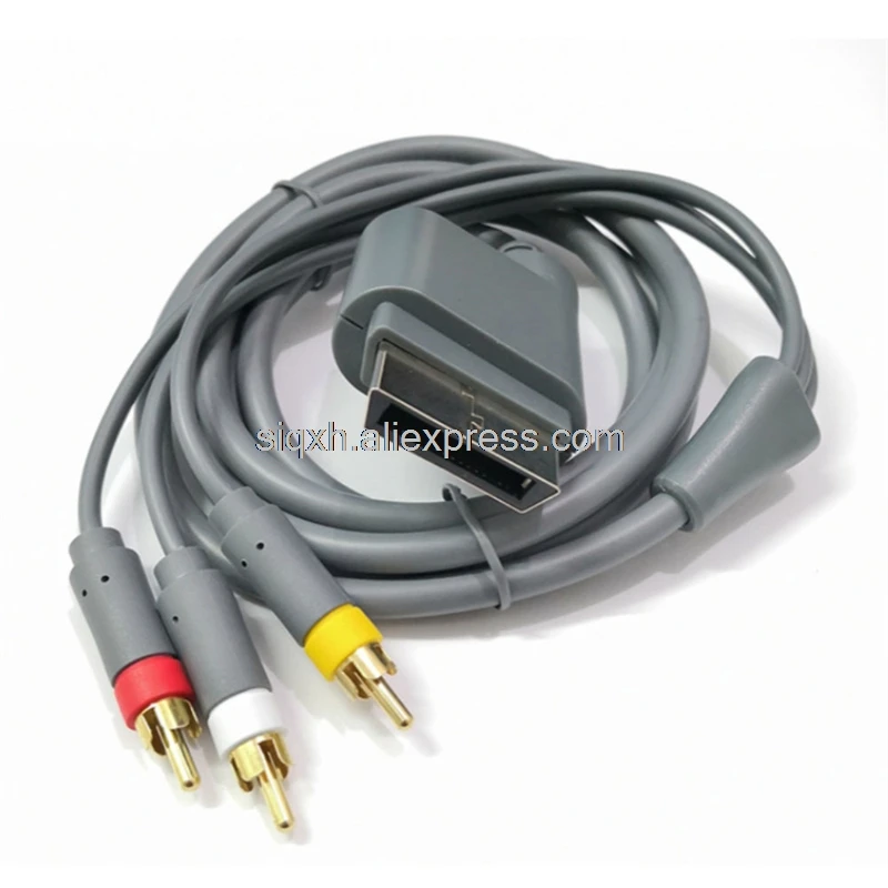 10 Pz/Lotto Hd Tv Component Cavo Composito Cavo Adattatore Av Cavo Audio E Video Hd 1.8M Per Microsoft Xbox 360/360 Slim