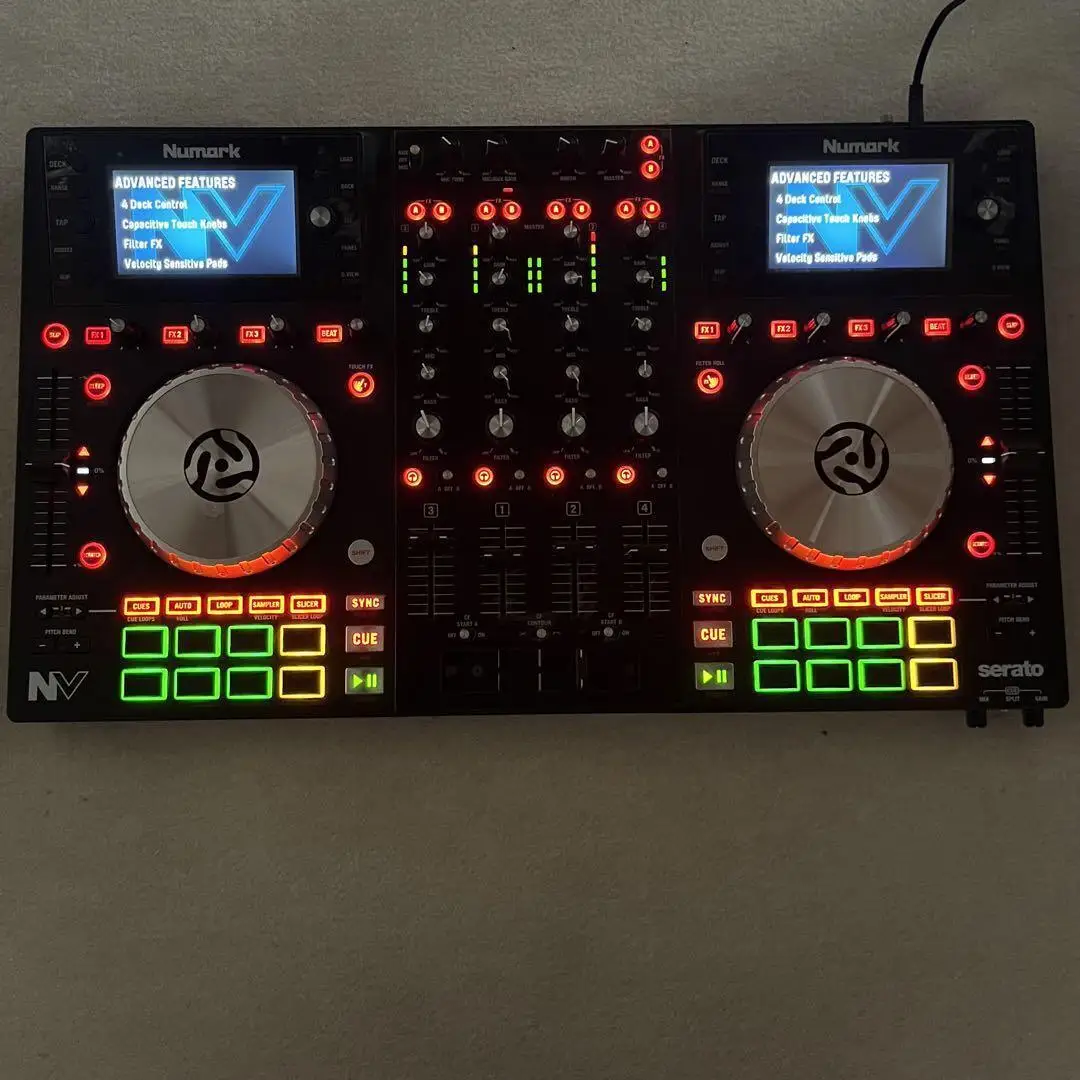 Nuovissimo Controller Numark Serato Dj Nv Feedback Visivo Integrato Con Accessori Testati