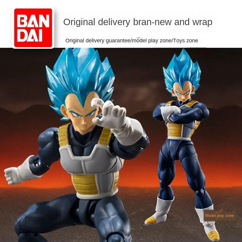 Bandai 2024 Liquori Originali Tamashii Nations Daugon Ball Super Vegeta Shf Ssj Blue Red Dragon Ball Figure "Dragon Ball Super