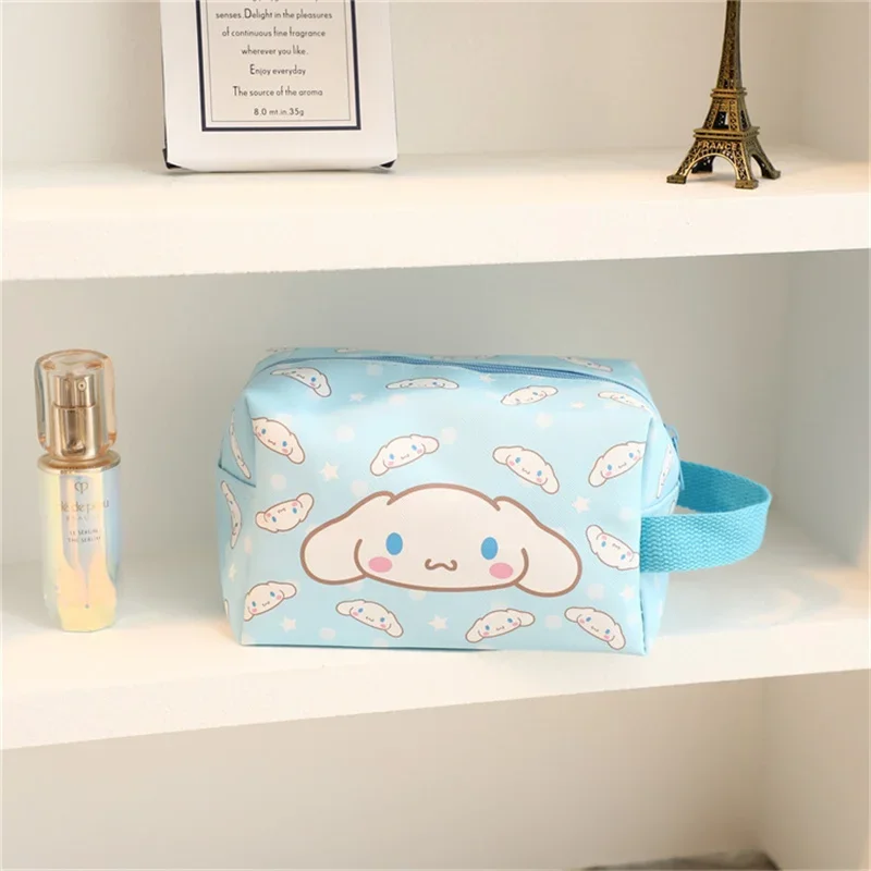 Sanrio My Melody Hello Kitty Cute Cartoon Girl Cosmetic Bag Kuromi Student Stationery Bag Pencil Case Wash Bag Storage Bag