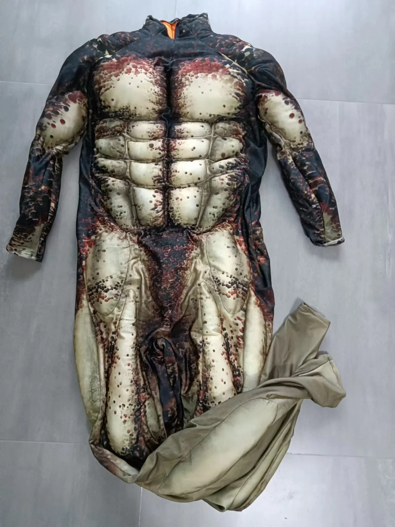 Imbottitura Muscolare Per Tutto Il Corpo Di Alta Qualità Predator Costume Cosplay Six Pad Muscle Predator Suit