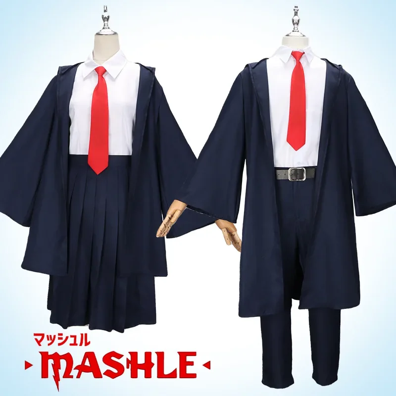 Mashle: Magic And Muscles Cosplay Mash Burnewad Lemon Irvine Costume Navy Blue Suit For Men And Women Gioco Di Ruolo Abiti Anime