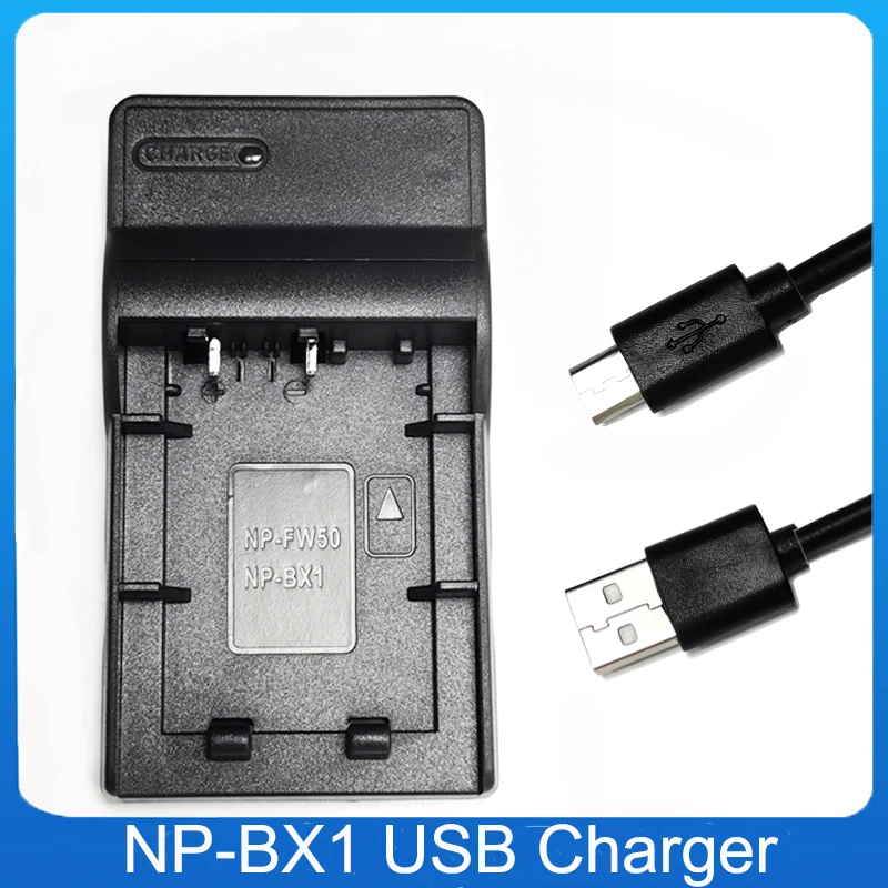 Per Sony Np-Bx1 Rx100M3 Rx1 Hx300 Hdr-Cx240E As15 Caricatore Usb Npbx1 Np Bx1 Batteria Caricabatterie Da Viaggio
