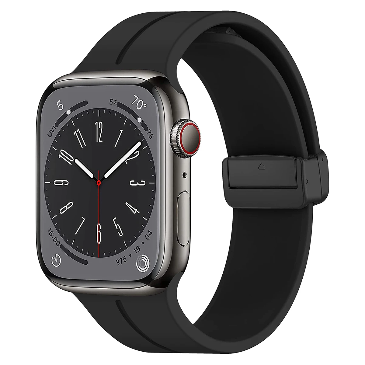 Cinturino Magnetico In Silicone Per Apple Watch Series 7 8 9 Se 6 2 3 44Mm 40Mm 45Mm 41Mm 42Mm 44Mm Correa Bracciale Apple Watch Ultra