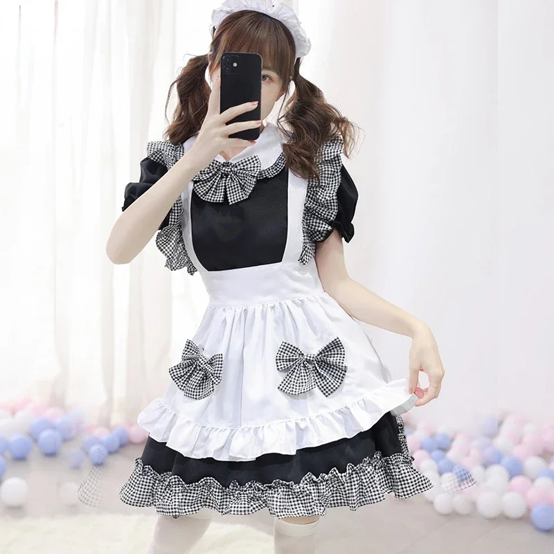 Sexy Cosplay Cameriera Costume Anime Donne Cameriera Vestito Vestito Principessa Lolita Uniforme