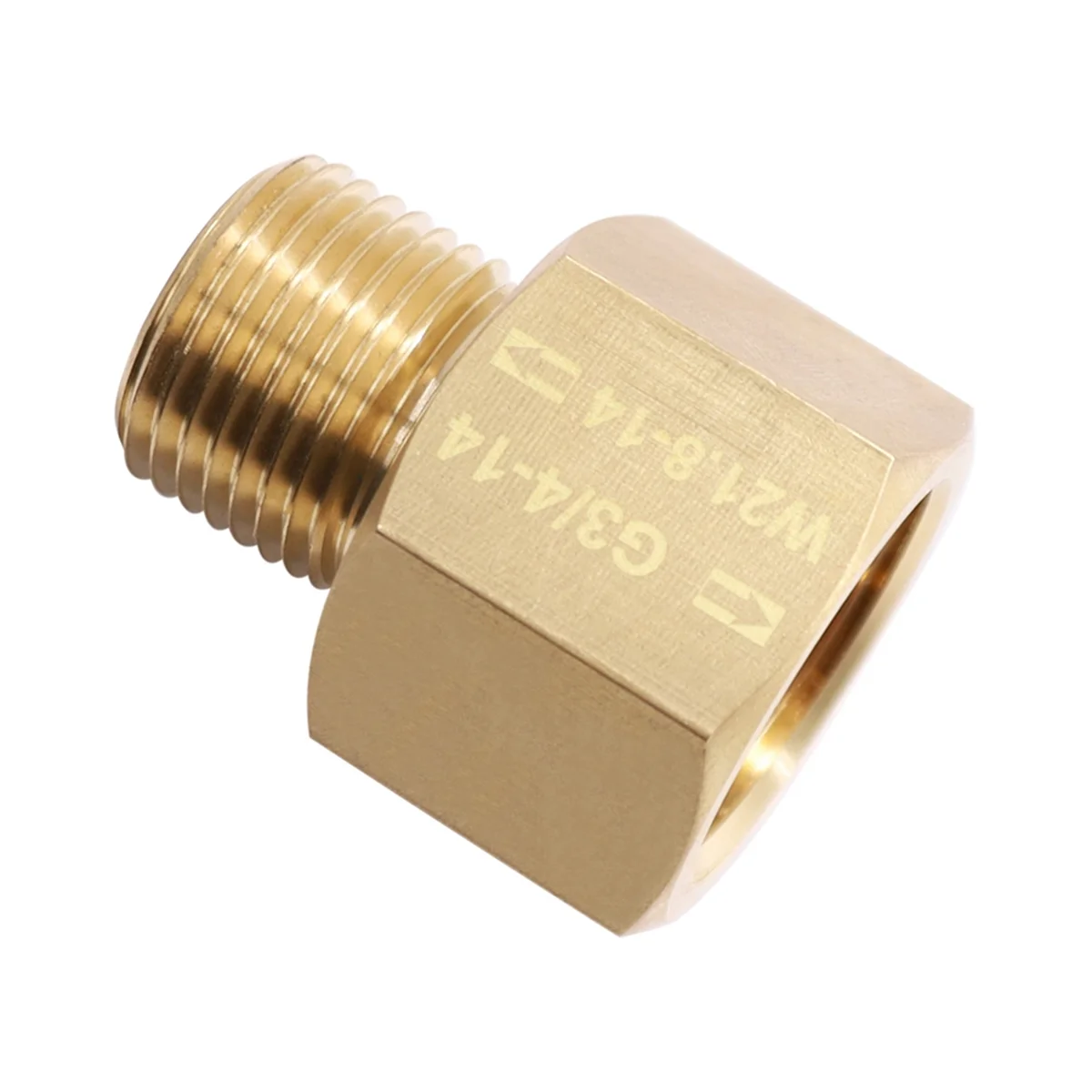 Il Filo Del Flusso Del Cilindro Della Soda Di Co2 Converte L'Adattatore Abbina Il Serbatoio Del Cubo Di Quooker Femmina G3/4 A Maschio W21.8