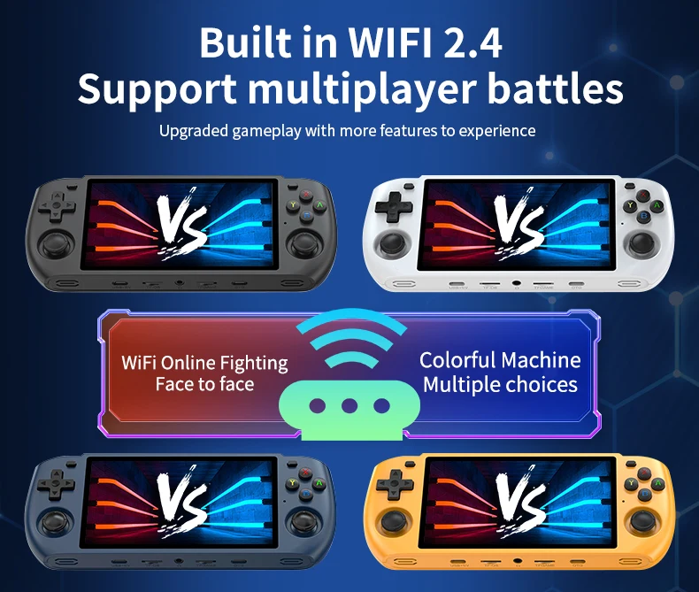 Rgb10 Max3 Console Di Gioco Portatile Open Source 4-Core 5 Pollici Hd Console Per Videogiochi A Grande Schermo 128G 10000 + Giochi Psp Portatile