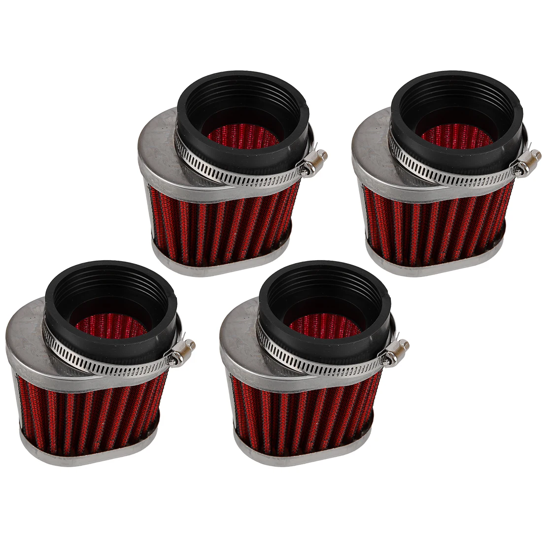 4 Pezzi 54Mm Carburatore Oval Pod Air Cleaners Filtri Adatti Per Honda Cb650 Cb750 Cb900 Cb1000 Cb1100 Cbx