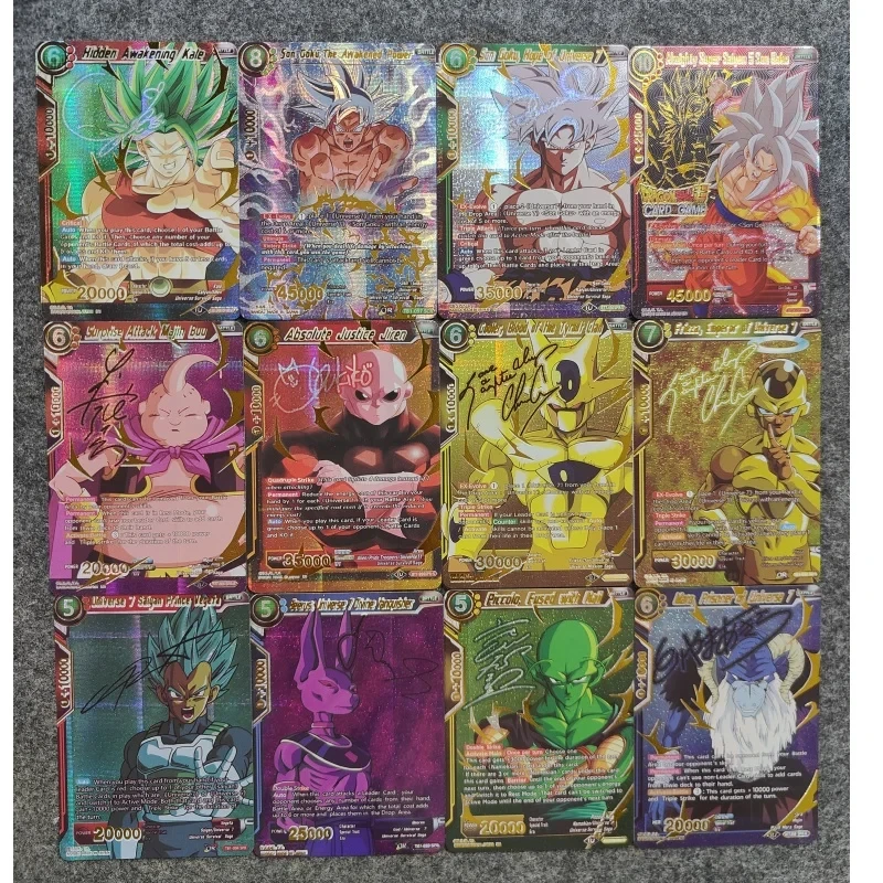Dragon Ball Toriyama Akira Versione Inglese Autografo Flash Card Fai Da Te Vegeta Iv Son Goku Super Saiyan One Tcg Game Collection