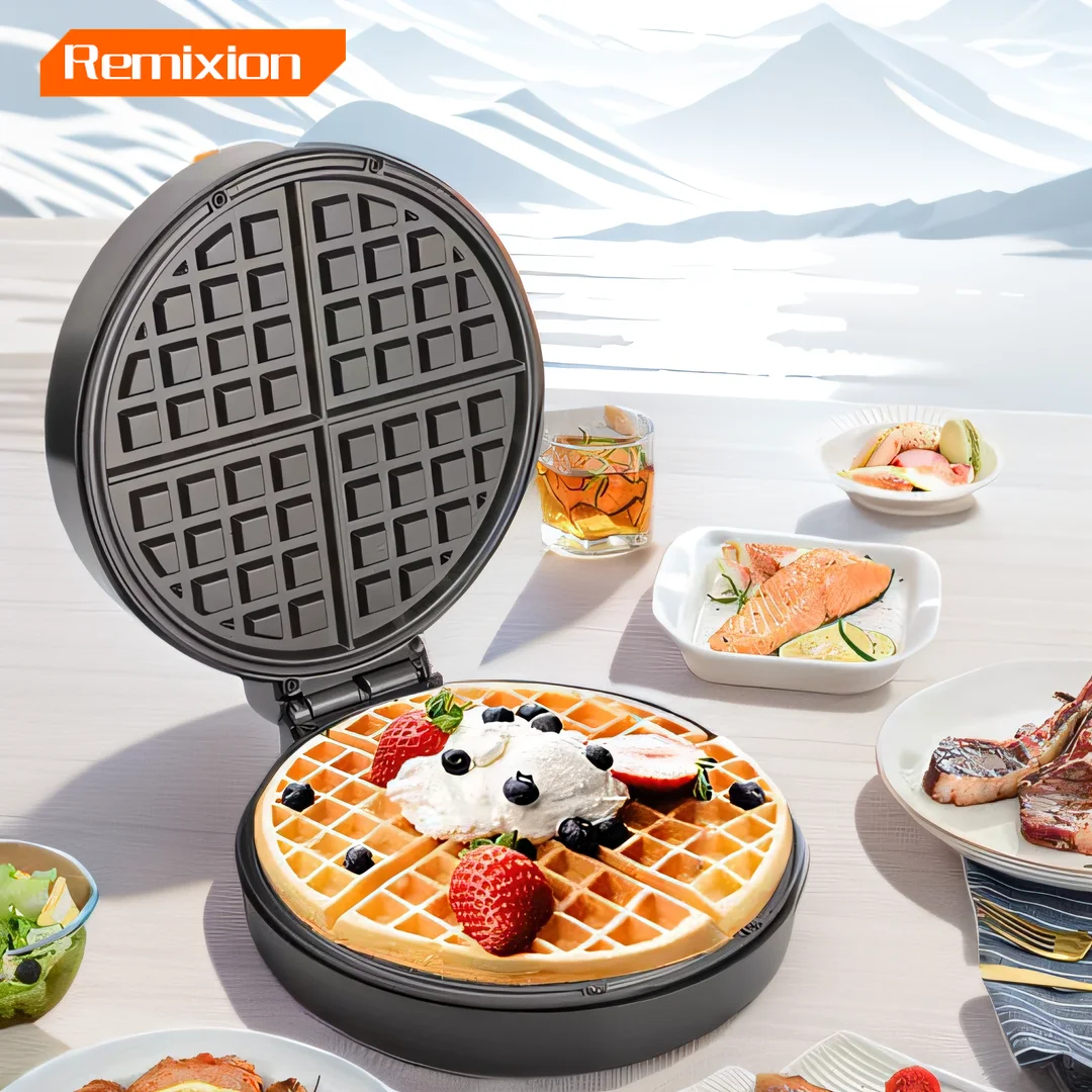 Waffle Maker Electric Snack Maker Per Burro Latte Snack Uova Fritte Cupcake Banana Nut