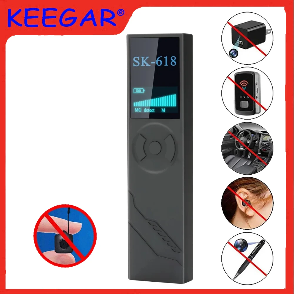Rilevatore Gps Di Segnale Rf Anti-Spia Telecamera Spia Nascosta Gsm Bug Finder Gps Tracker Anti Candid Cam Detector Gadget Di Protezione Di Sicurezza