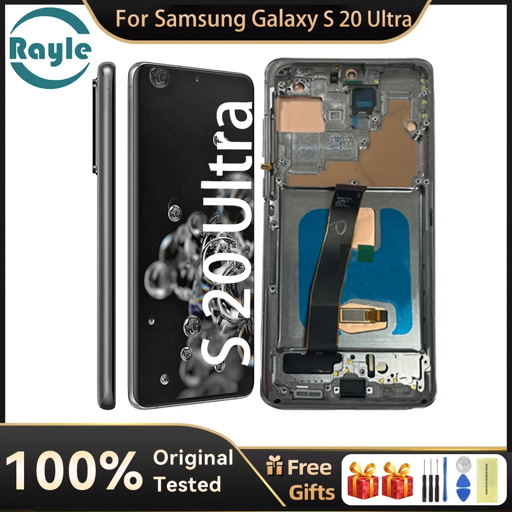 Amoled Per Samsung S21 Ultra Screentouch Display Lcd Screendigitizer Oled Per Samsung S21 S21 Ultra Lcd Assembly