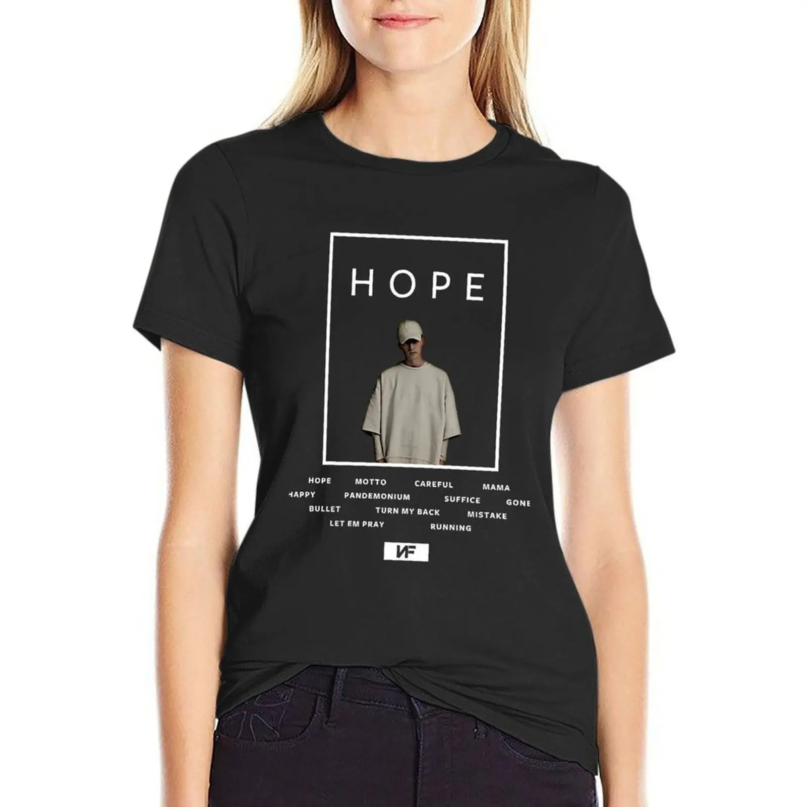 Nf Hope Album Art T-Shirt Donna T-Shirt T-Shirt Donna
