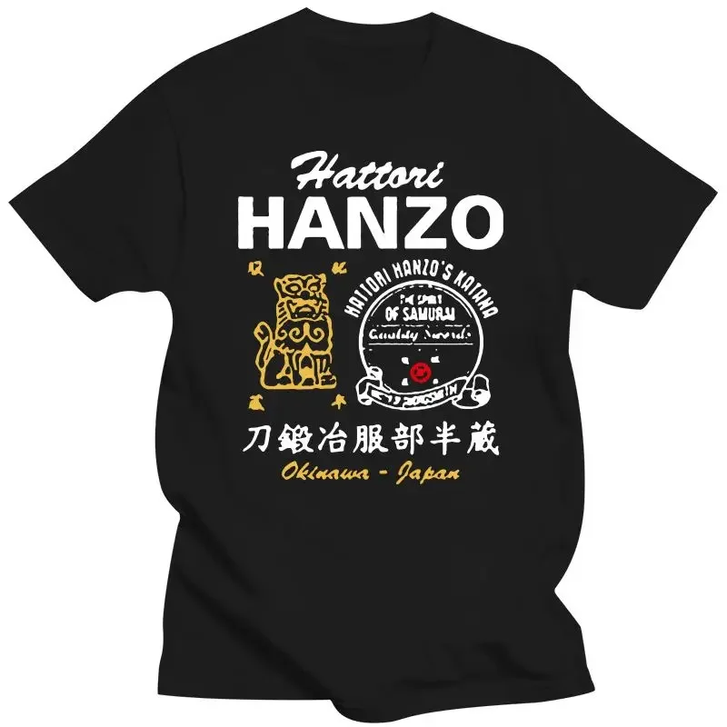 Abbigliamento Uomo Kill Bill Hattori Hzo Ninja Samurai Katana Spada Moda Giapponese Maglietta Calda Tees Streetwear