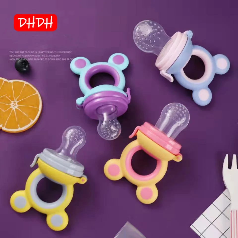 Baby Massaggiagengive Capezzolo Alimentatore Di Frutta Per Nuovi Massaggiagengive Bornsilicona Alimenti Freschi Nibbler Ciuccio Clip Accessori Per Bam