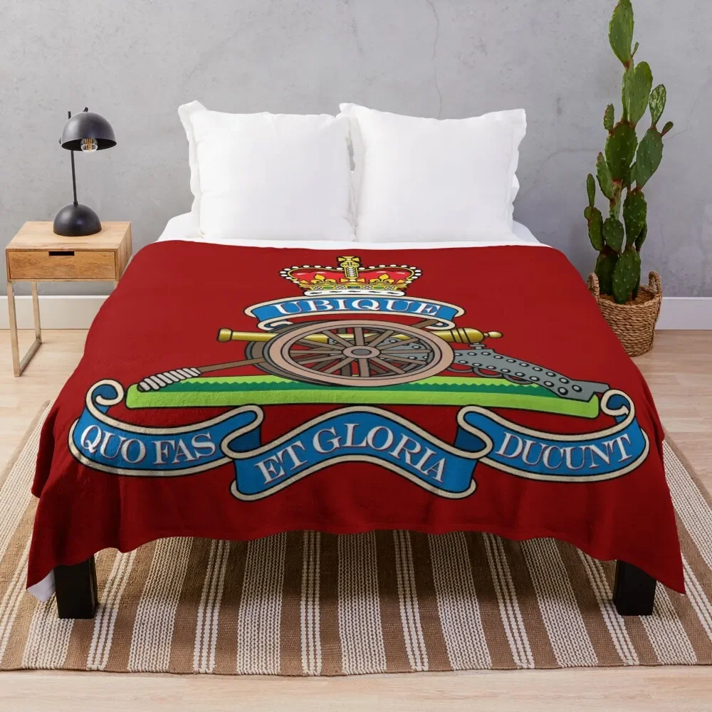 Royal Regiment Of Artillery Throw Coperta Manga Coperte Termiche