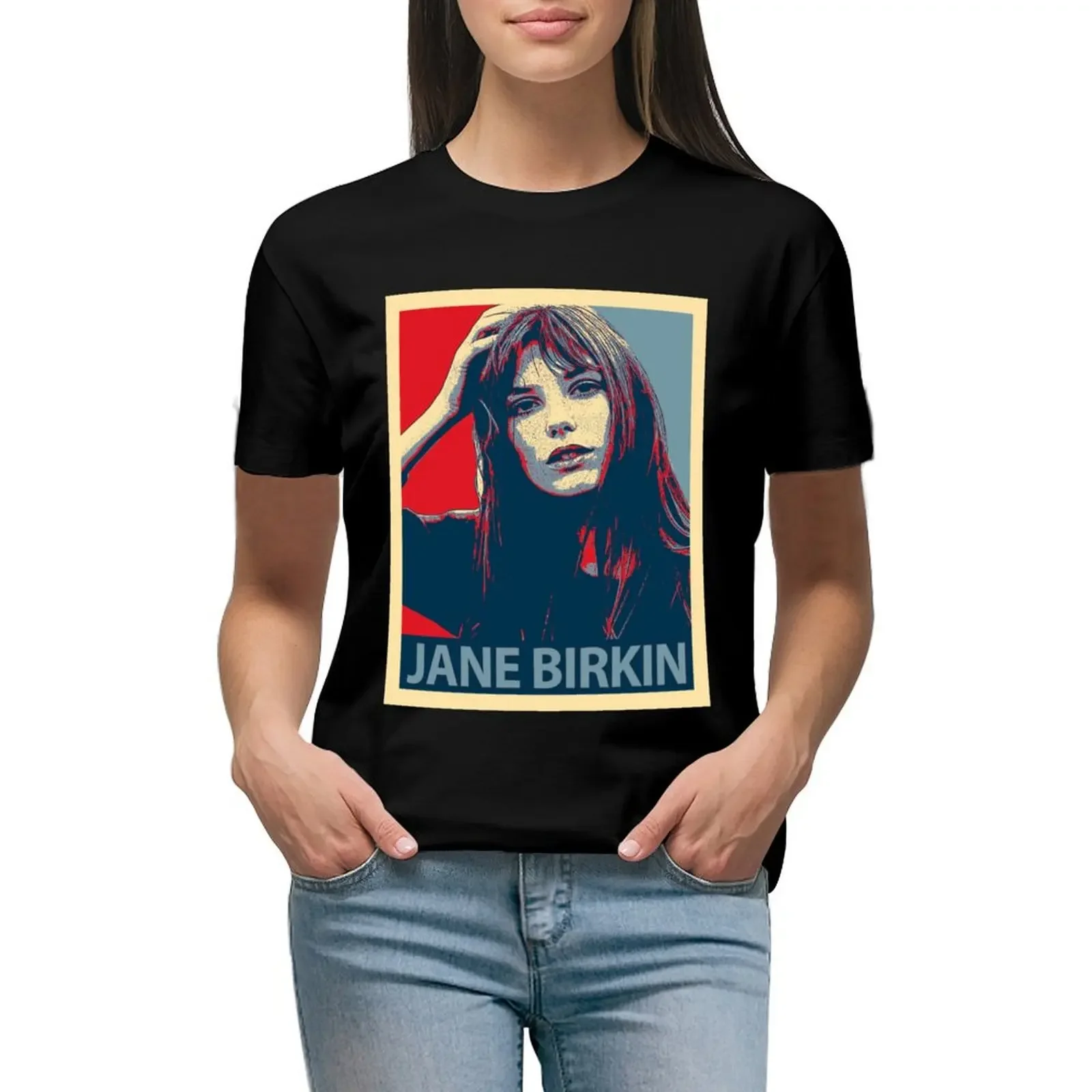 Jane Birkin Art Vintage T-Shirt Animal Print Shirt Per Ragazze Vestiti Estivi Vestiti Per Donna