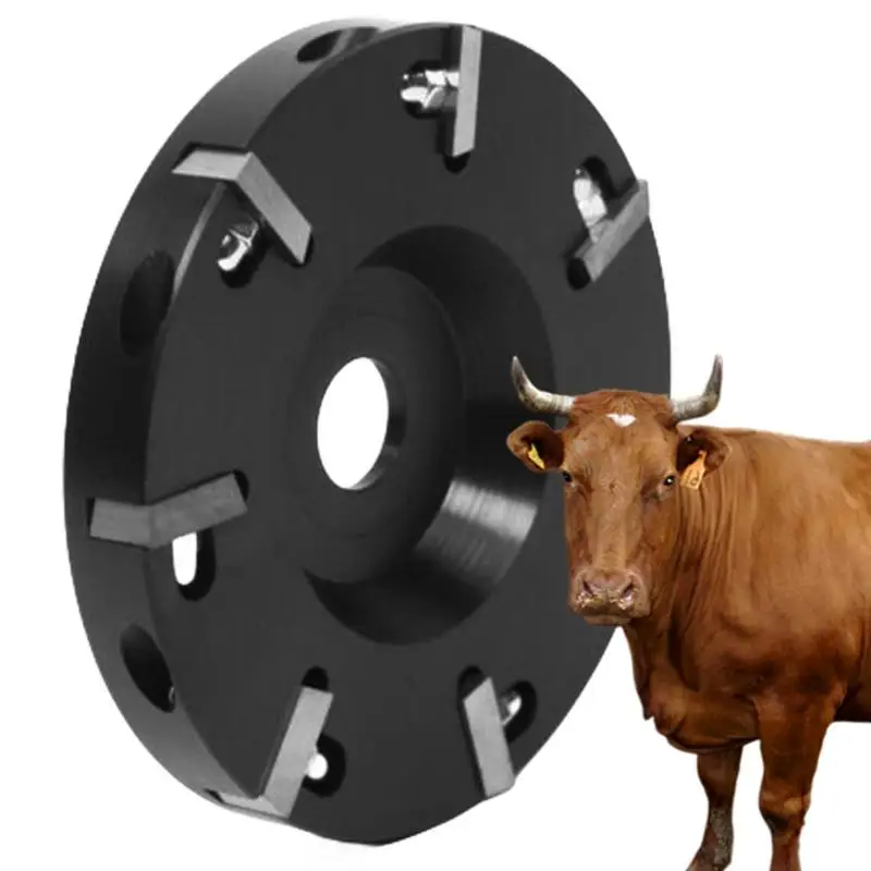 Strumento Di Riparazione Dello Zoccolo Elettrico 7 Denti Bestiame Hoof Rifilatura Disco Piastra In Metallo Hoof Trimming Cutter Per Cavalli Capre Pied
